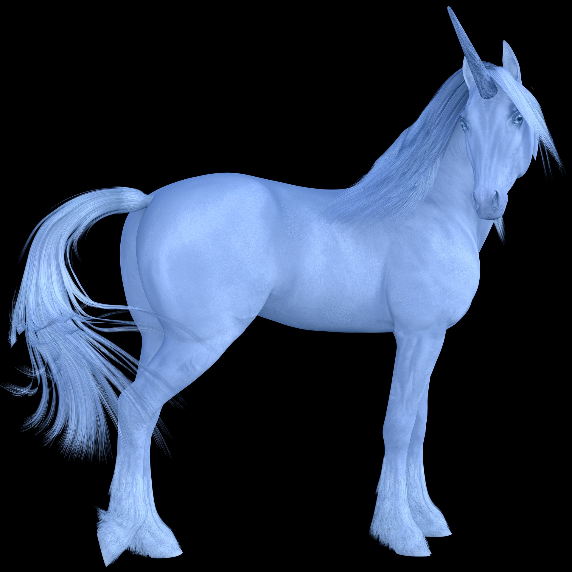 Blue Premium Unicorn